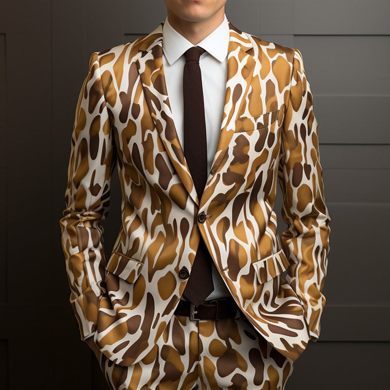 Men's 3D Digital Printing suit for party