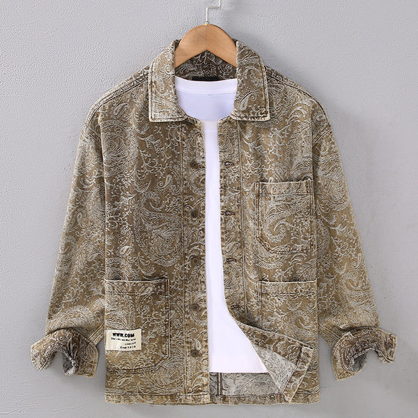 Heavy Craft Wash Denim shirt jacket