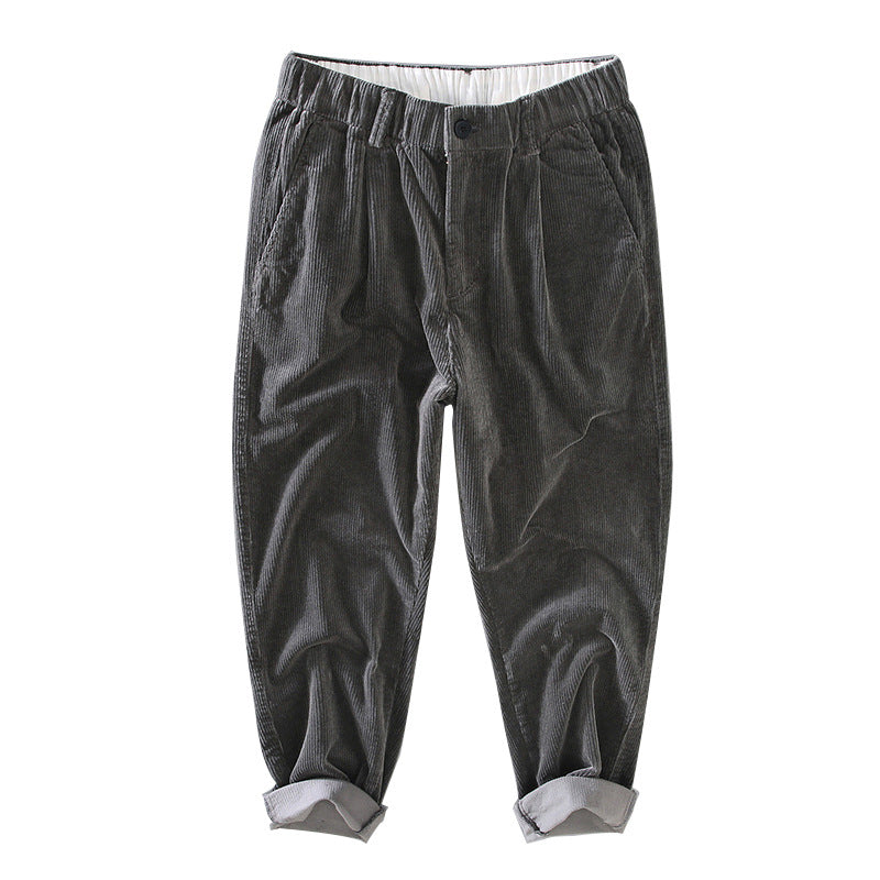 Corduroy Loose Casual Pants Men