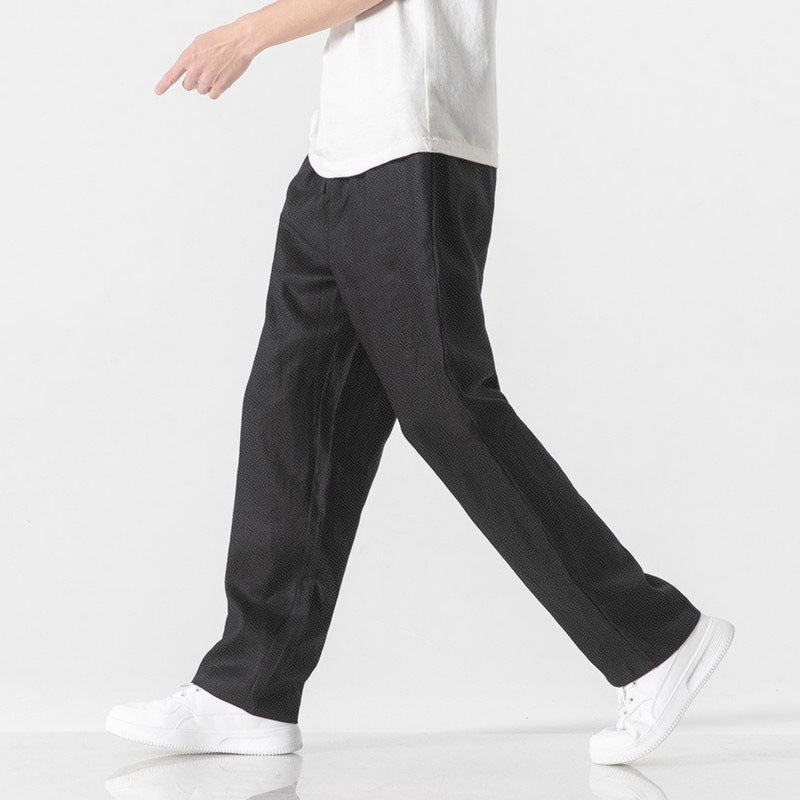 Men's Ultra-thin Baggy Straight Trousers