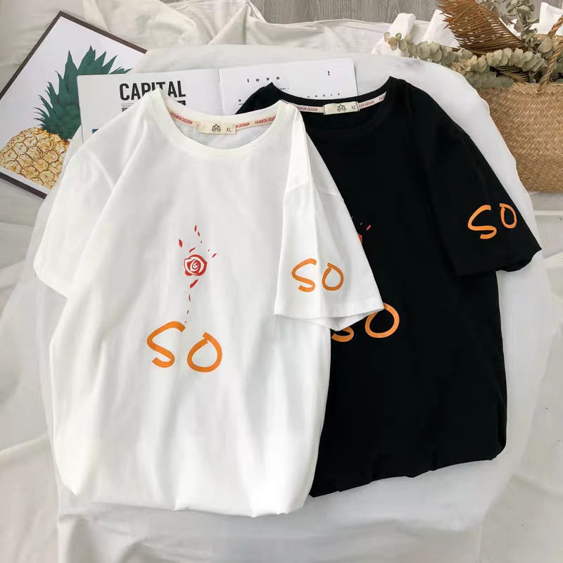 Men's Loose Casual Half Sleeves t-shirt