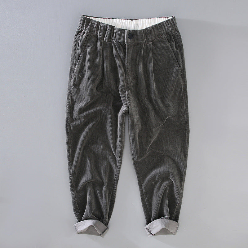 Corduroy Loose Casual Pants Men