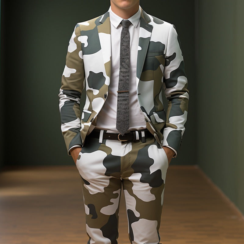 Men's 3D Digital Printing suit for party