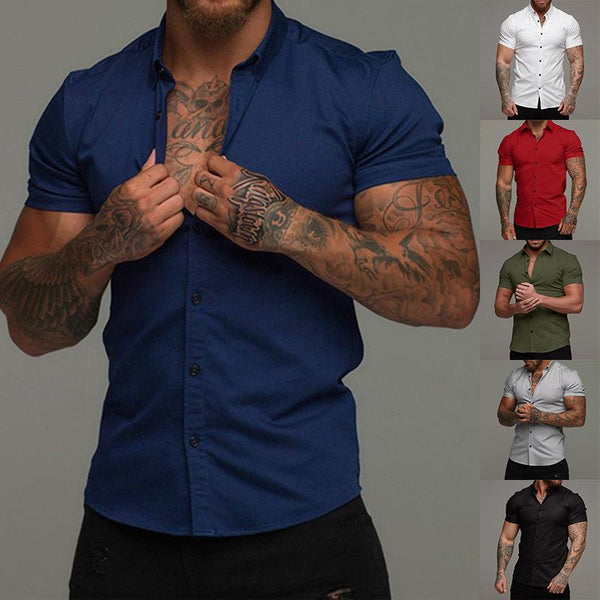 Men's Fitness Short Sleeve shirt
