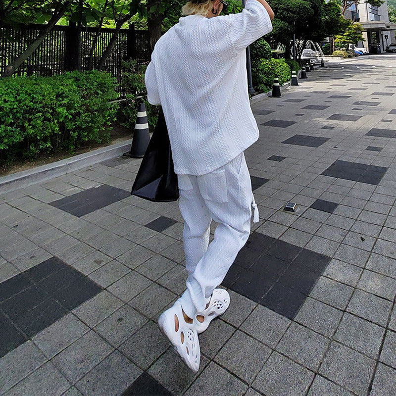 Casual Sweater Suit Men's