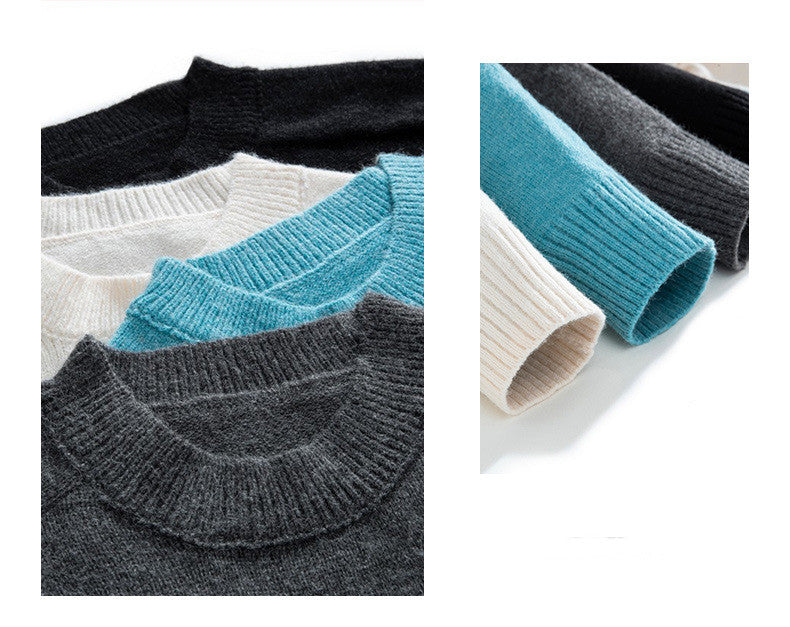 Casual Loose Long Sleeved Sweater For Men