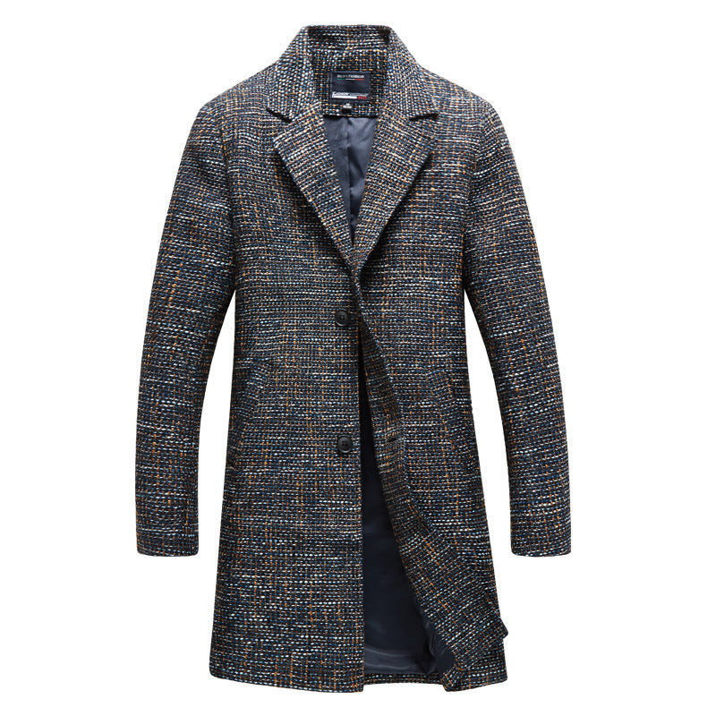 Men's Casual Youth Windbreaker Autumn And Winter trench coat