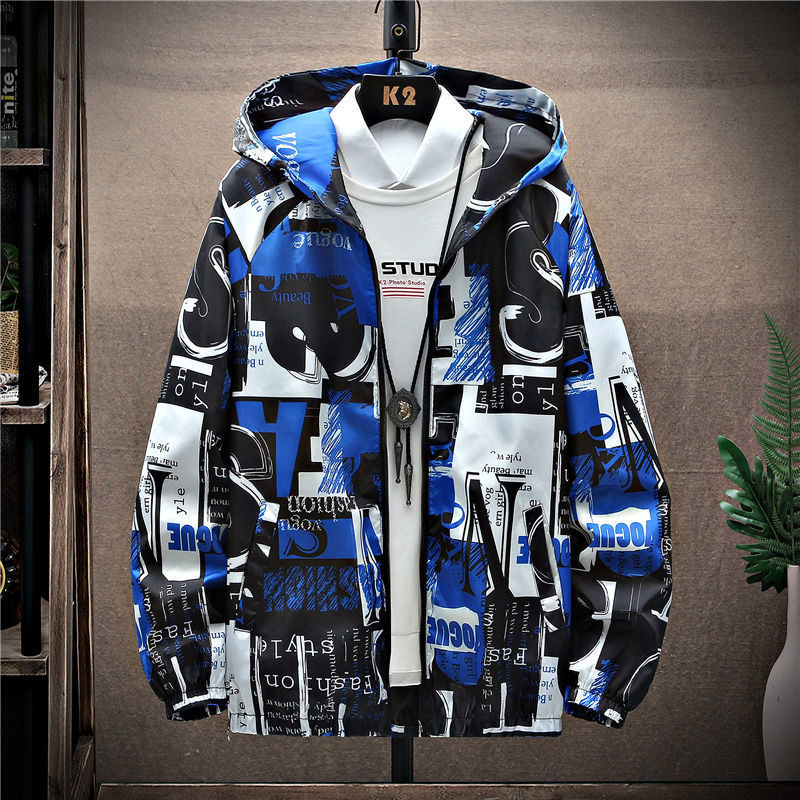 Men's Thin Hooded Jacket For Teenagers