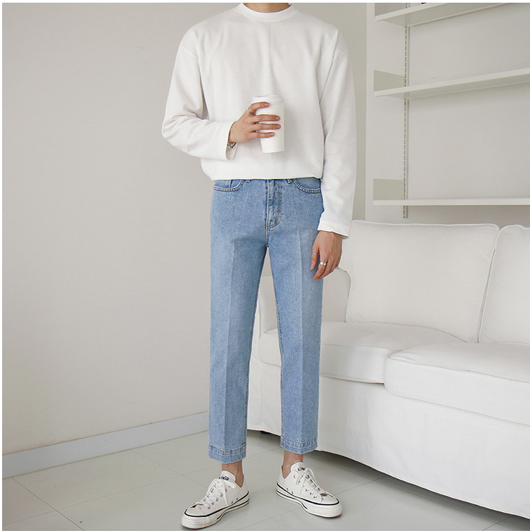 Trendy Loose Fitting Casual Round Neck Bottoming Shirt