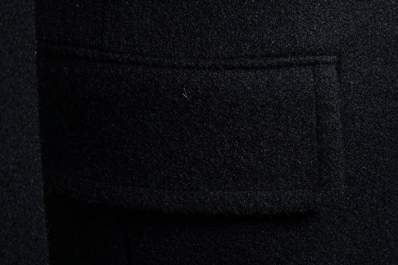 Men's Medium Length Woolen Coat