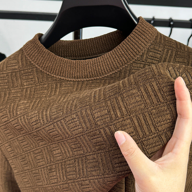 Warm Leisure Round Neck Men's sweaters