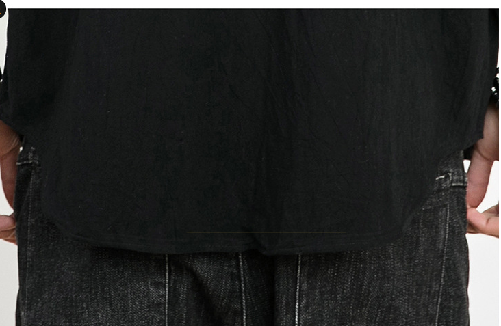 Men's New Cotton Solid Color shirt