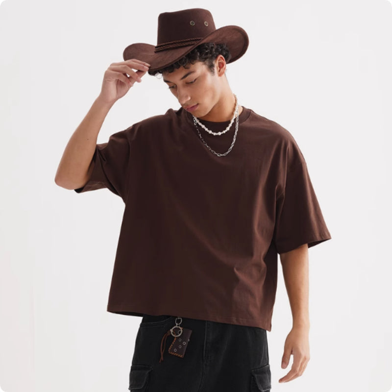 Tall And Versatile Pure Cotton T-shirt