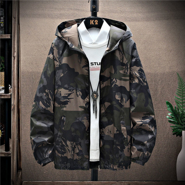 Men's Thin Hooded Jacket For Teenagers