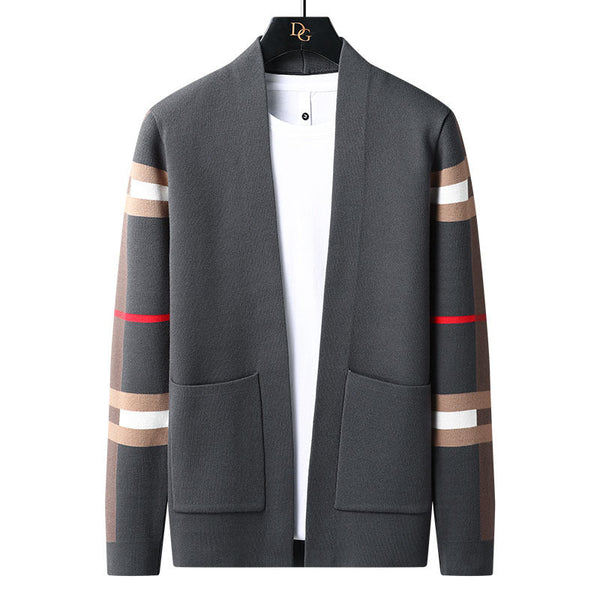 Versatile And Handsome Sweater Knitted Coat