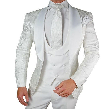Men's Three-piece Slim-fit Business Suit
