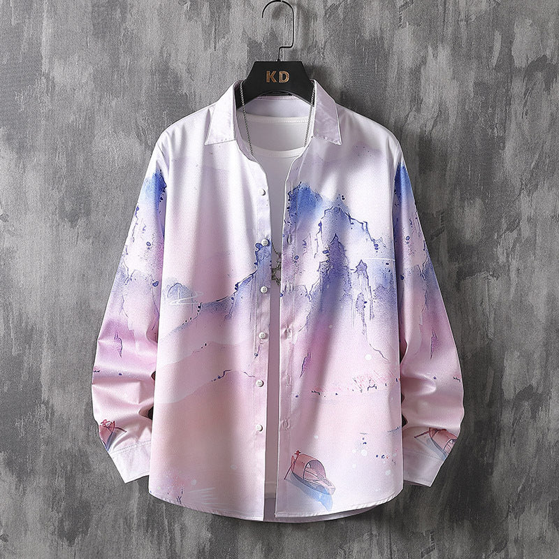 Painting Print Shirt