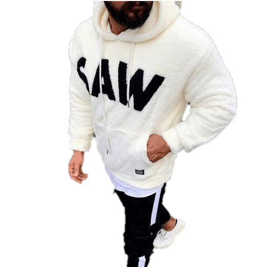 Men's Solid Color Sweatshirt DIY Hoodie