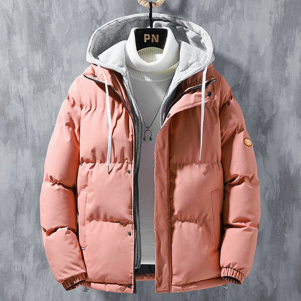 Men Winter Windproof Thickened Cotton Jacket