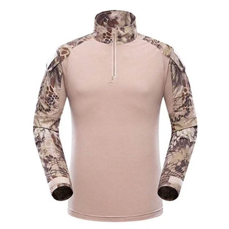 stand collar arm strap pocket Men Elastic soft T-shirt jacket