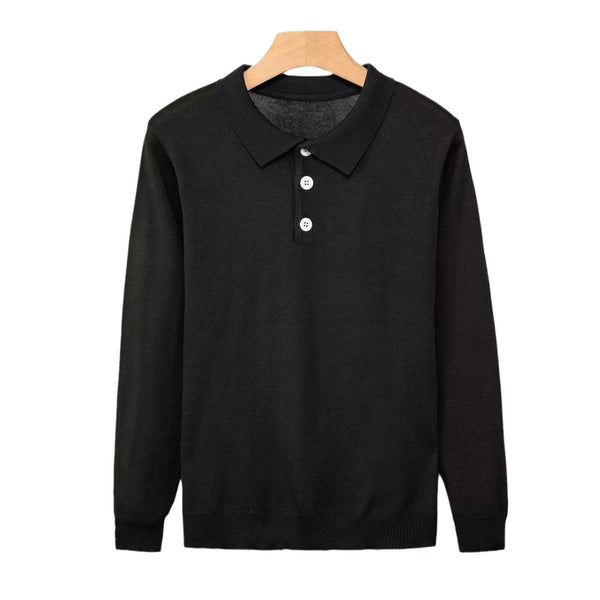 Simple Lapel Knitwear sweater