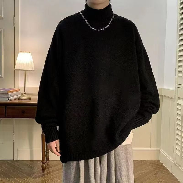 Turtleneck Men's Autumn And Winter Loose Lazy Sweater