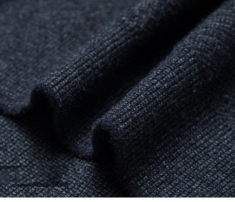 Men's Thick Woolen Sweater Middle-aged Business sweater