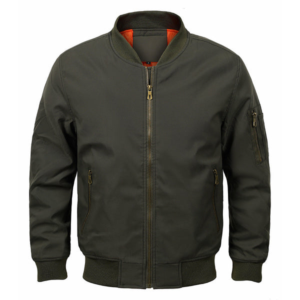 Men's Plus-sized Flight Jacket