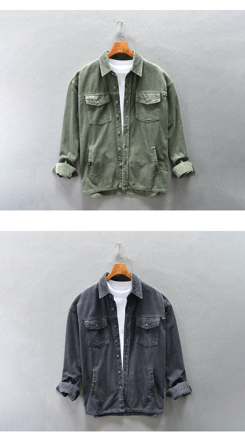 Personalized Men's Shirt Jacket