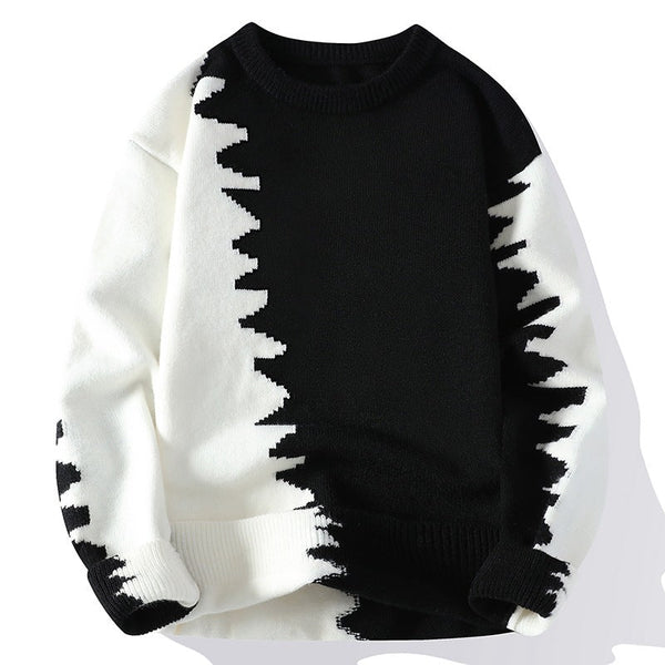 Round Neck Warm Men's Sweater