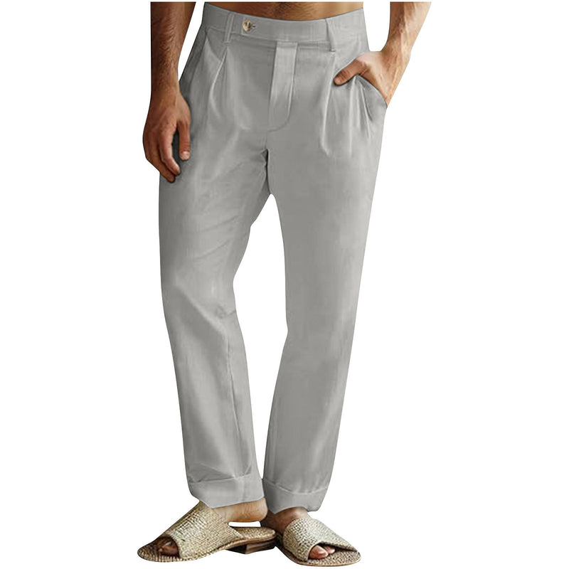 Men's Casual Cotton Linen Pants