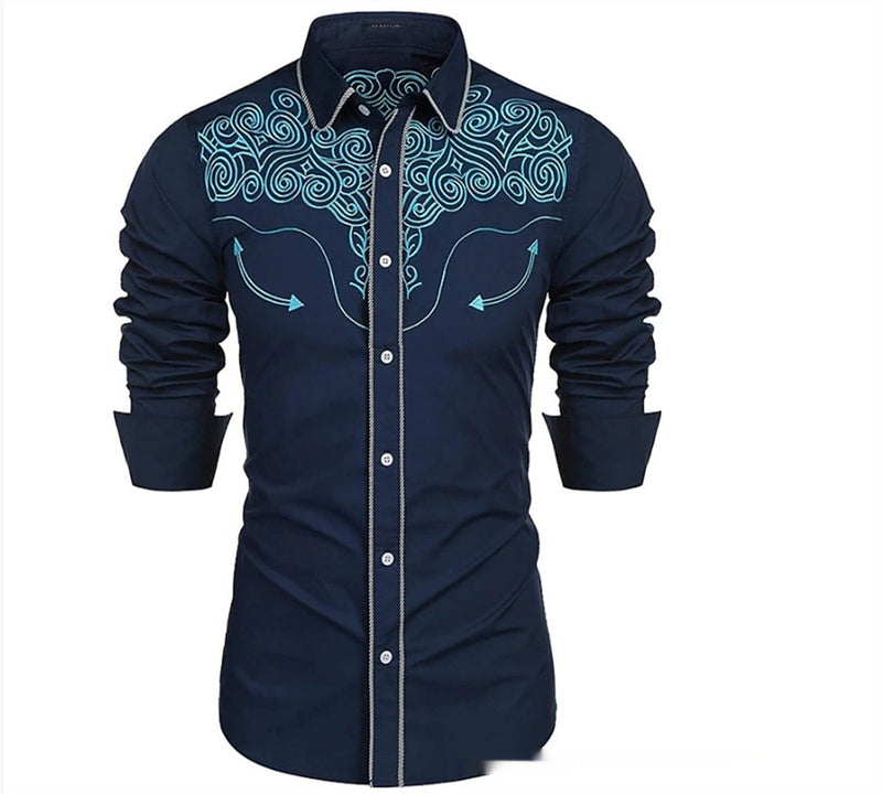 Men's Loose Casual Long Sleeves Shirt