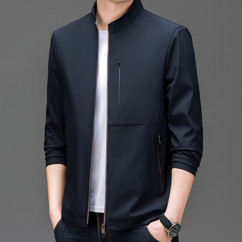 Men's Solid Color Jacket