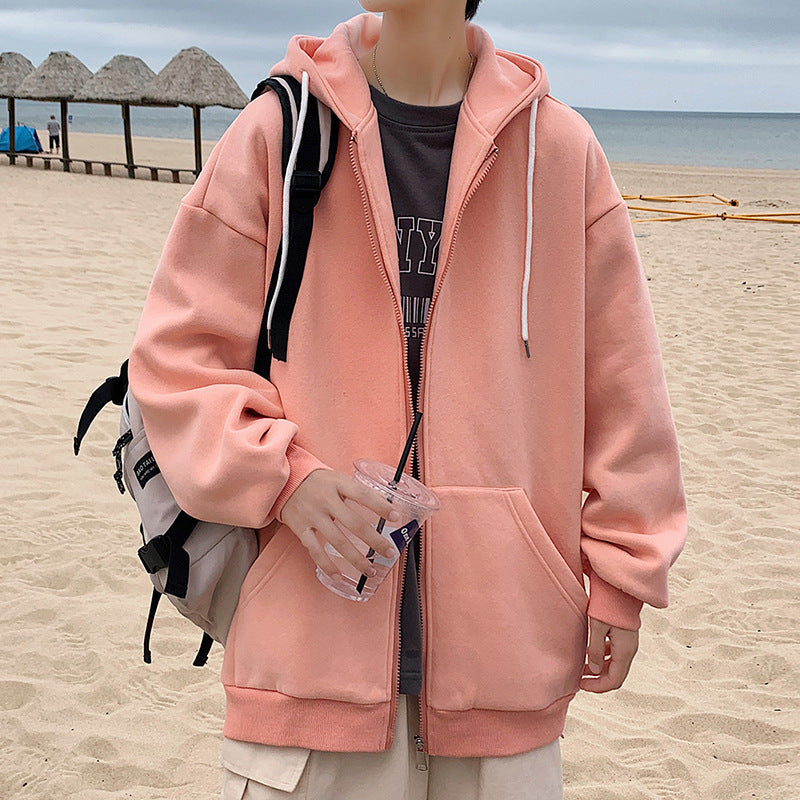 Mens Hooded Zipper jacket