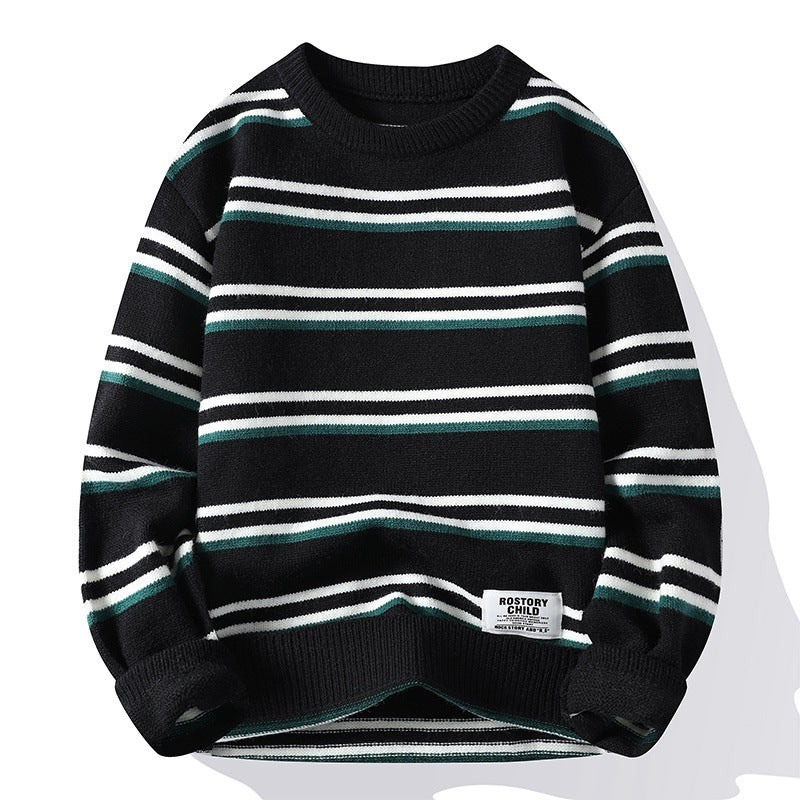 Men's Thickened American Idle Style Knitwear Coat