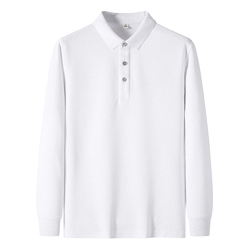 Men's Long-sleeved Polo Shirt Casual Jacket