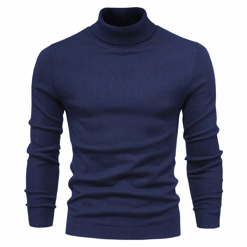 Men's Solid Color Pullover Sweater