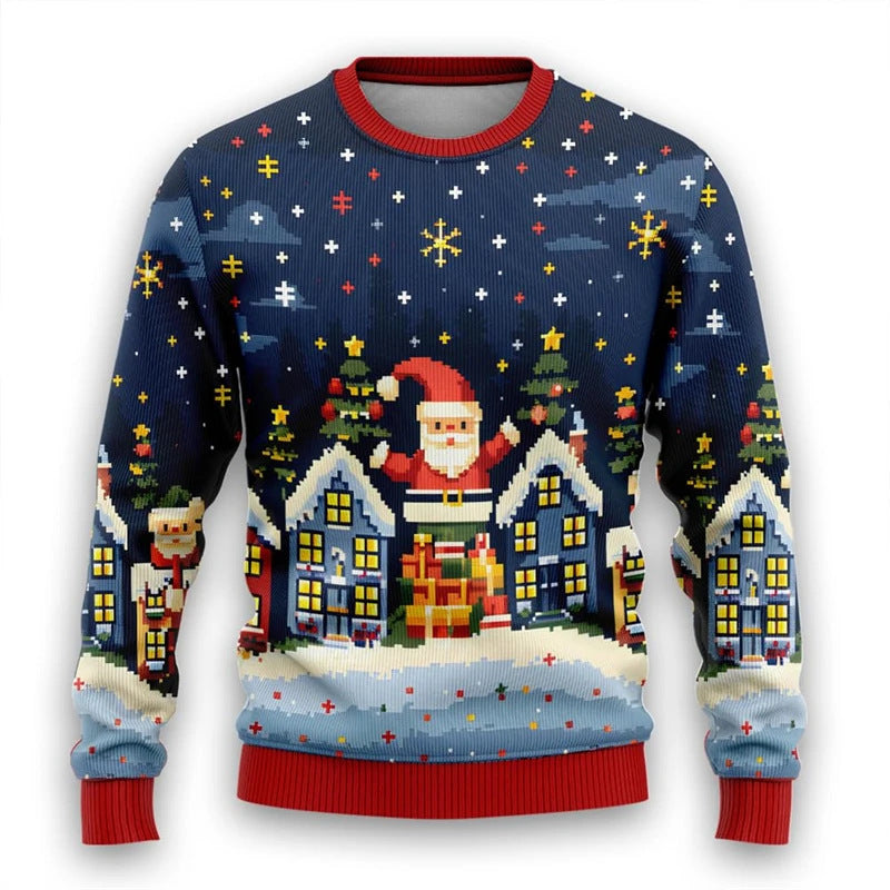 Personalized Christmas Thick Needle Sweater