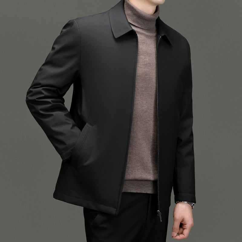 Men's polo collar Goose winter Down Jacket
