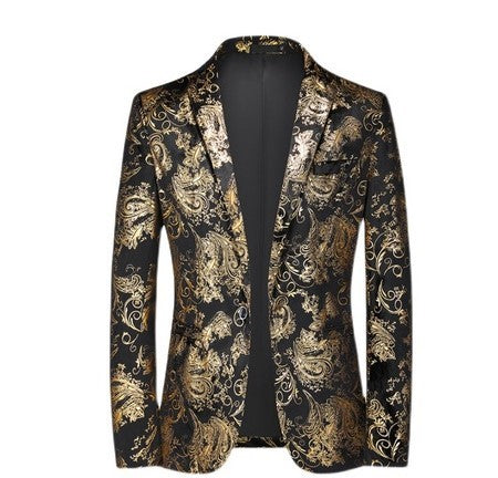 Men's Bronzing Suit Jacket