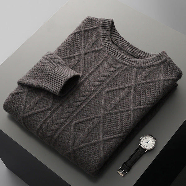 Thick Loose Twist Base Cardigan Sweater
