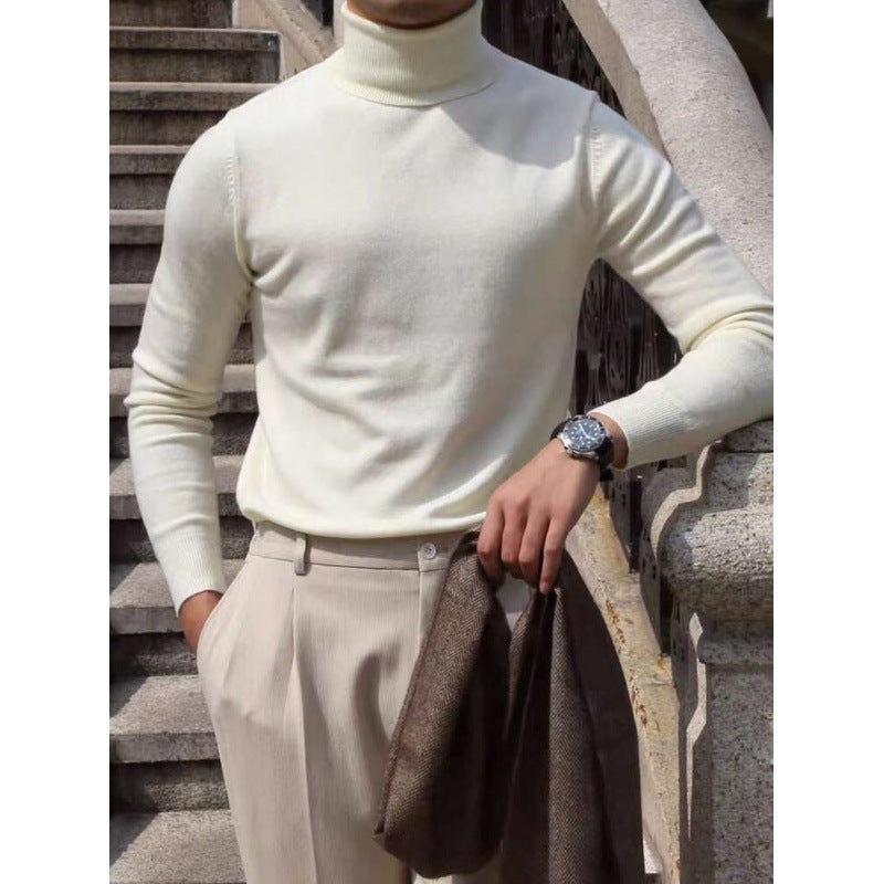 Autumn And Winter Turtleneck Cotton Sweater