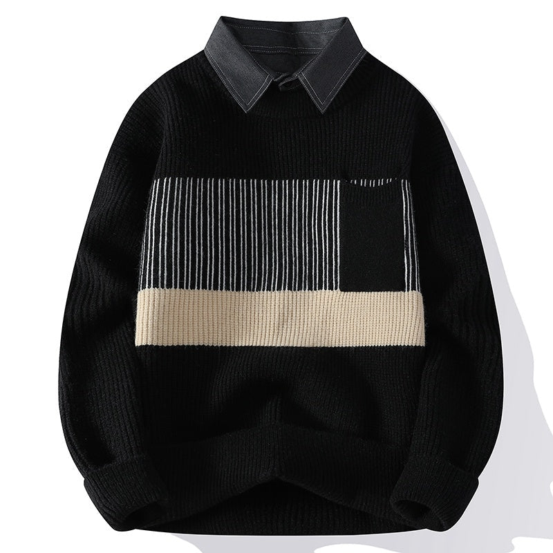 Loose And Handsome All-match Sweater Men