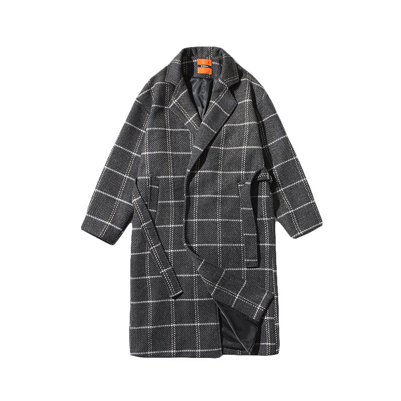 Long Windbreaker Woolen trench Coat