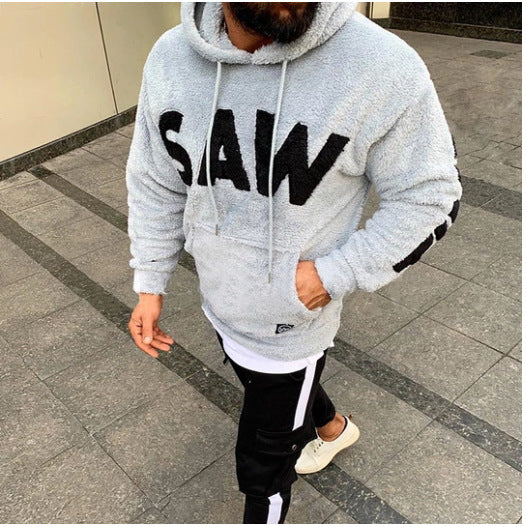Men's Solid Color Sweatshirt DIY Hoodie