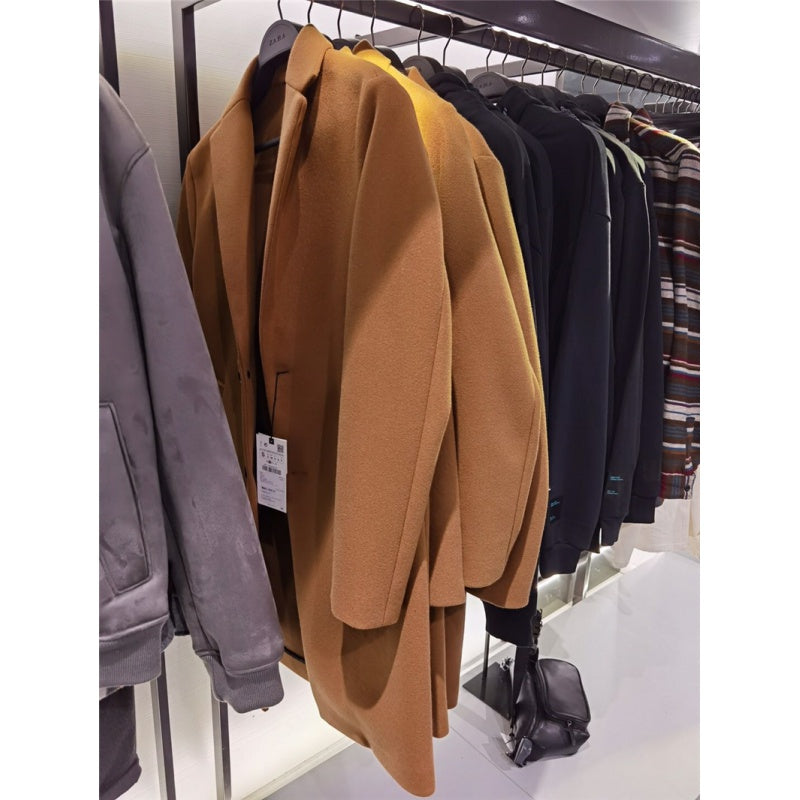 Men's Comfortable-fit Woolen Coat