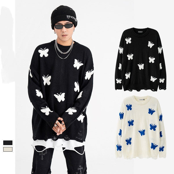 Lazy Wind Round Neck Couple's Sweater