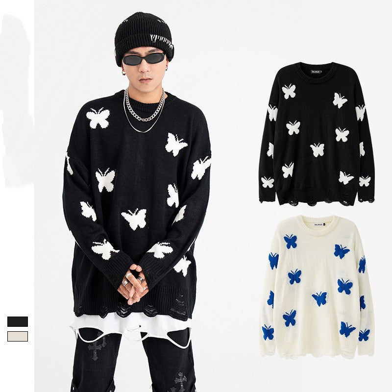 Lazy Wind Round Neck Couple's Sweater