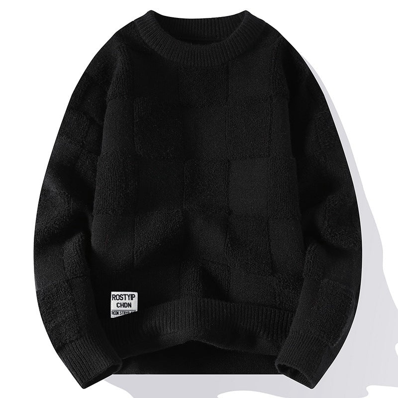 Round Neck Sweater Men