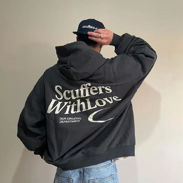 Men's Fashion Letters And Graphics hoodie